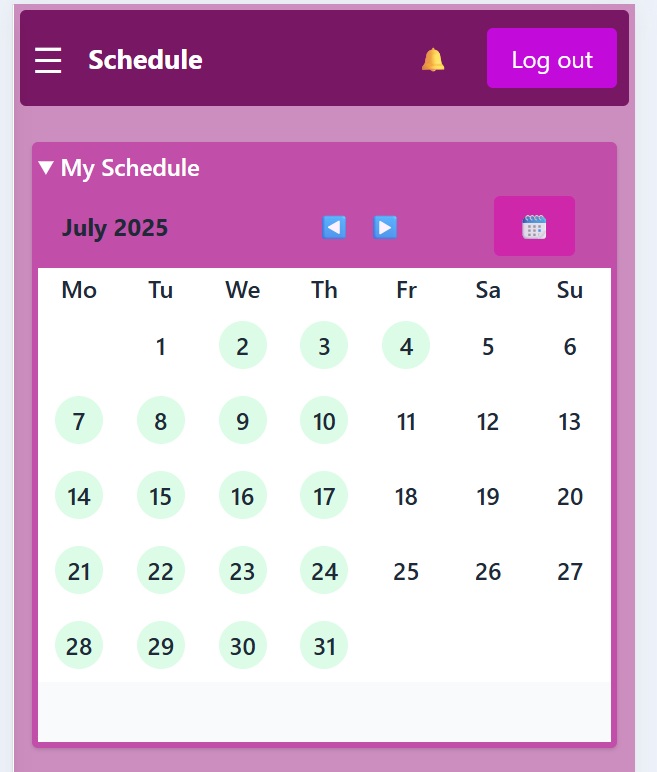 Employee Screen Dialog